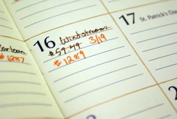 Calendar Close Up