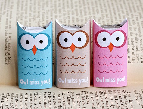 Owl Miss You printable from Lisa Storms