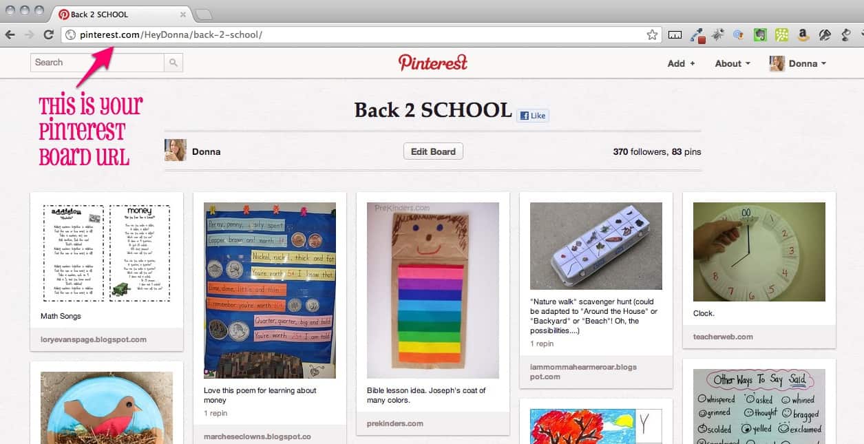 How To Share Your Pinterest Boards With Your Friends