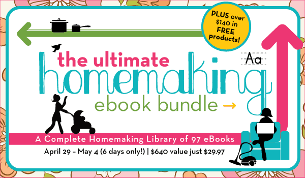 Post image for A Complete Homemaking Ebook Library – 97 Ebooks for just $29.97
